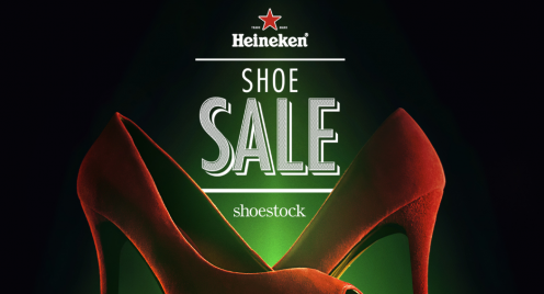 Heineken cria liquida&ccedil;&atilde;o de sapatos femininos 
