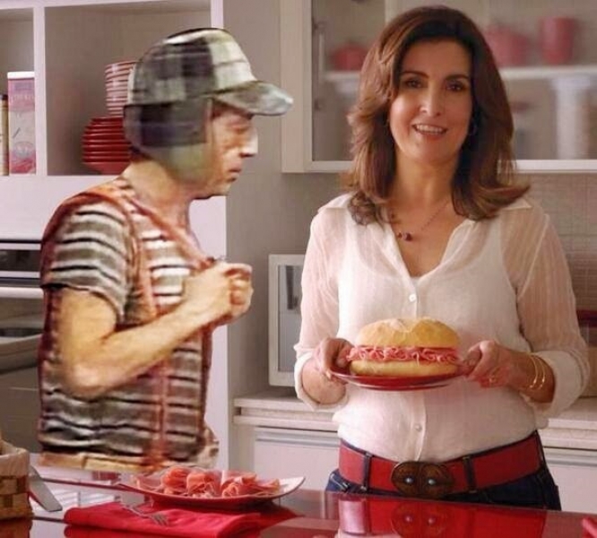 O maior sandu&iacute;che de presunto do mundo 