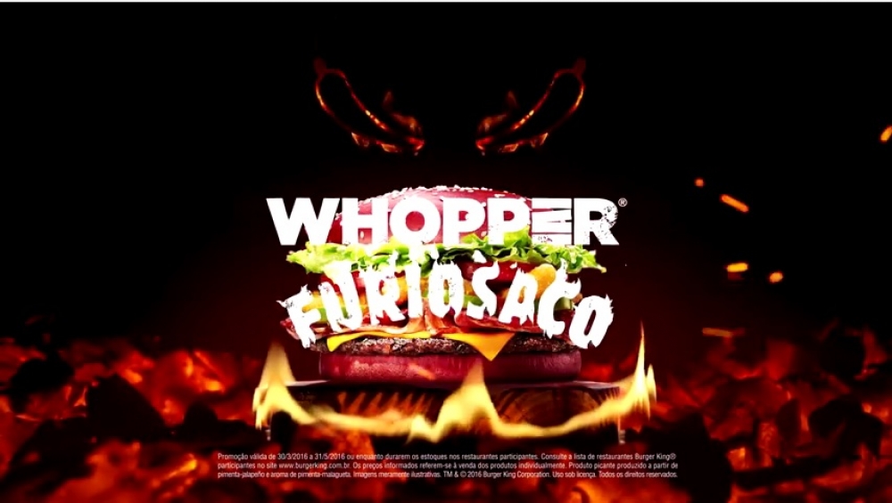 Burger King lan&ccedil;a Whopper Furiosa&ccedil;o