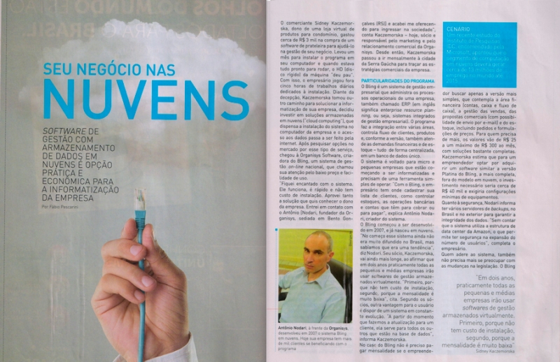 Benetton Comunica&ccedil;&atilde;o e a tecnologia em nuvens